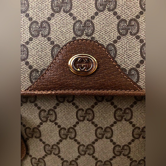 Gucci Double Strap Monogram Handbag - Picture 4 of 10